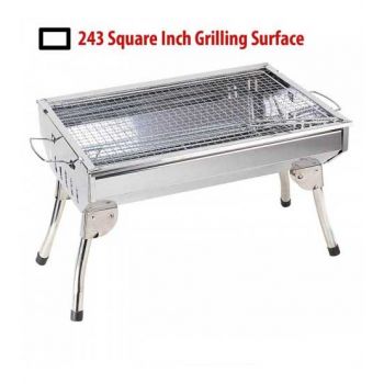 Stainless Steel Combined Charcoal Barbecue Bbq Grill